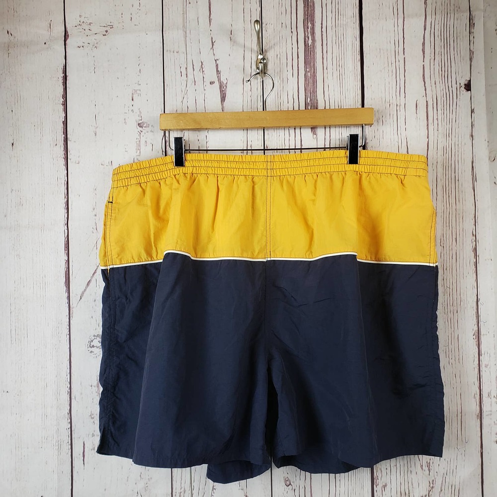 Prospirit Swim Shorts Mens Size XXl Pull On Stretch Waist Yellow